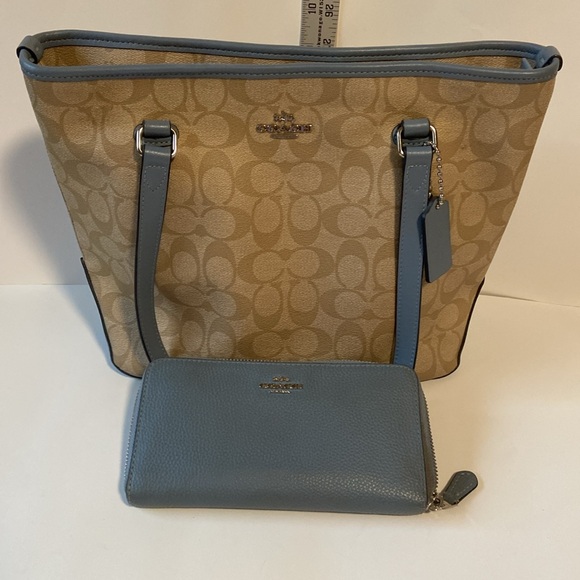 Vintage Coach bag and wallet - Picture 1 of 9